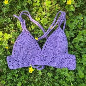 Handmade crochet bralette